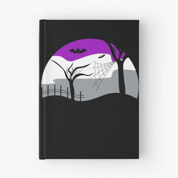Item preview, Halloween Ace Spooky Graveyard. Asexual Pride designed and sold by Subtle Pride Shop.