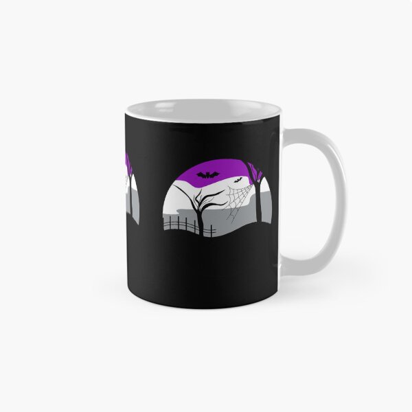 Item preview, Halloween Ace Spooky Graveyard. Asexual Pride designed and sold by Subtle Pride Shop.