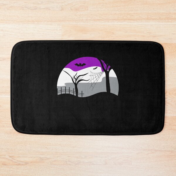 Item preview, Halloween Ace Spooky Graveyard. Asexual Pride designed and sold by Subtle Pride Shop.
