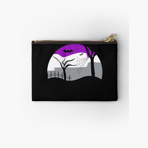 Item preview, Halloween Ace Spooky Graveyard. Asexual Pride designed and sold by Subtle Pride Shop.