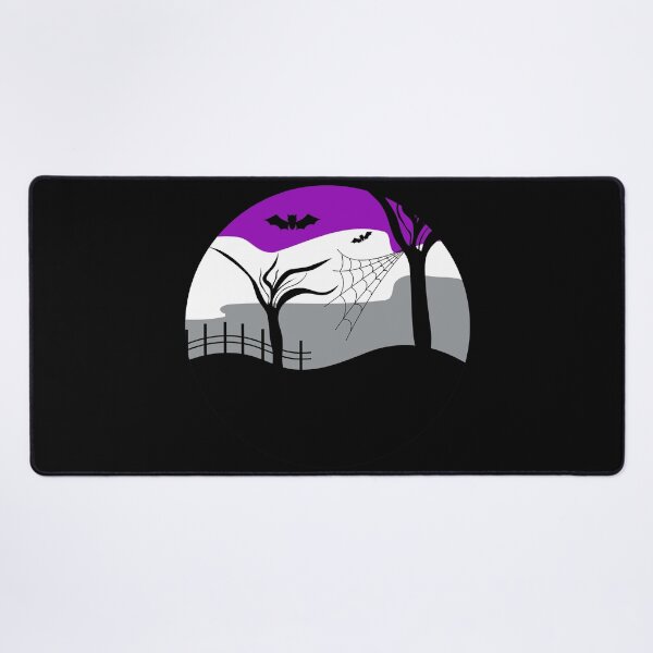 Item preview, Halloween Ace Spooky Graveyard. Asexual Pride designed and sold by Subtle Pride Shop.