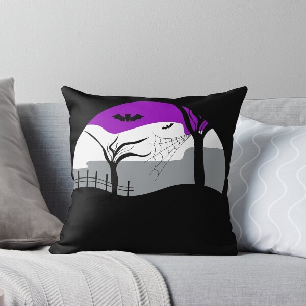 Item preview, Halloween Ace Spooky Graveyard. Asexual Pride designed and sold by Subtle Pride Shop.