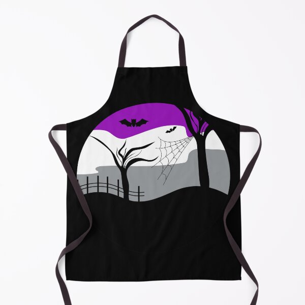 Item preview, Halloween Ace Spooky Graveyard. Asexual Pride designed and sold by Subtle Pride Shop.