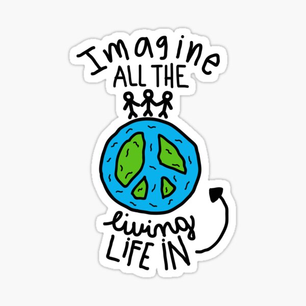 John Lennon Sticker