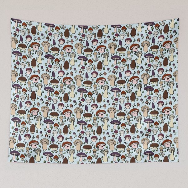 Item preview, A Multitude of Mushrooms Pattern designed and sold by ChubbyWorm.