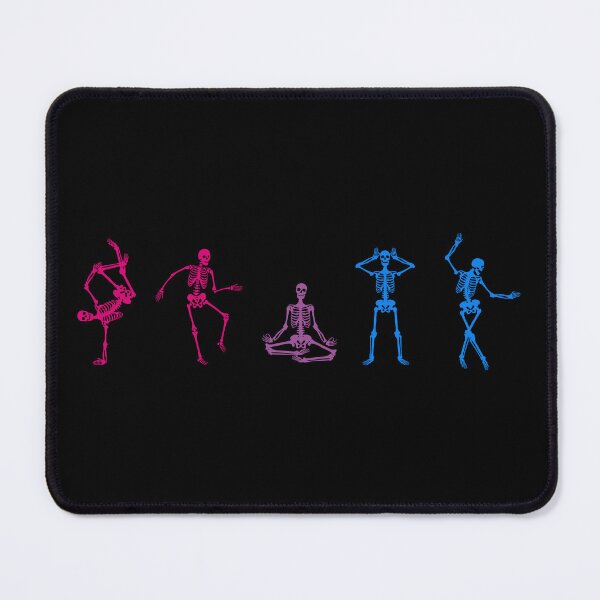 Item preview, Halloween Bi Skeletons. Bisexual Pride designed and sold by Subtle Pride Shop.