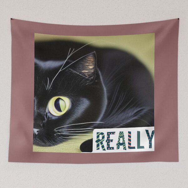 Item preview, BLACK SILVER TABBY designed and sold by starfishstuff.