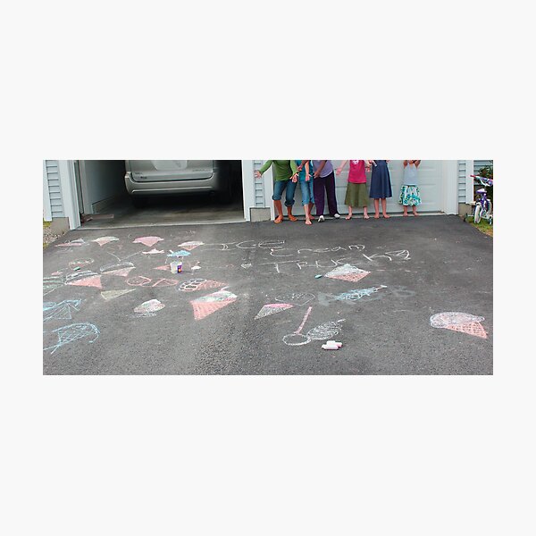 chalk fun Photographic Print