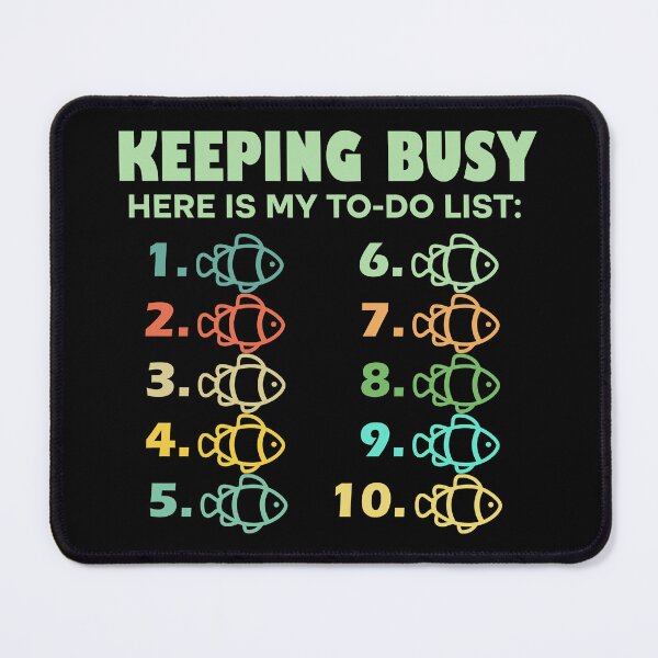 Item preview, Fishing Retirement Keeping Busy To Do List Funny Fisherman designed and sold by Rami Khalifah.