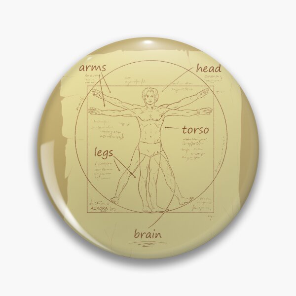 Item preview, Da Vinci's Vitruvian man - funny variation designed and sold by Yerdna.