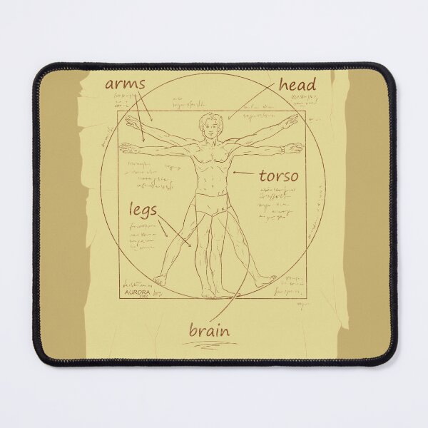 Item preview, Da Vinci's Vitruvian man - funny variation designed and sold by Yerdna.