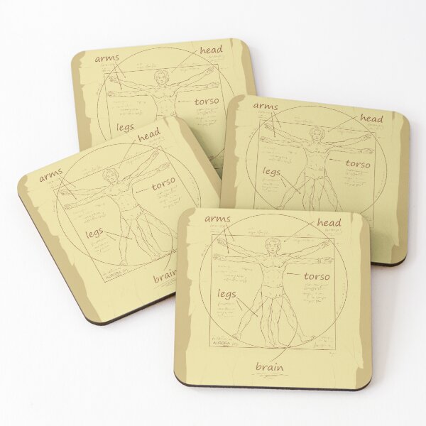 Item preview, Da Vinci's Vitruvian man - funny variation designed and sold by Yerdna.