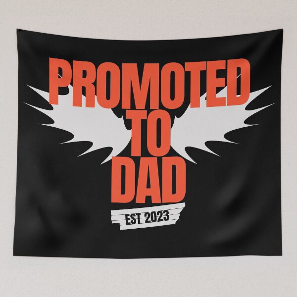 Item preview, Promoted To Dad 2023 designed and sold by TrendyTribe.