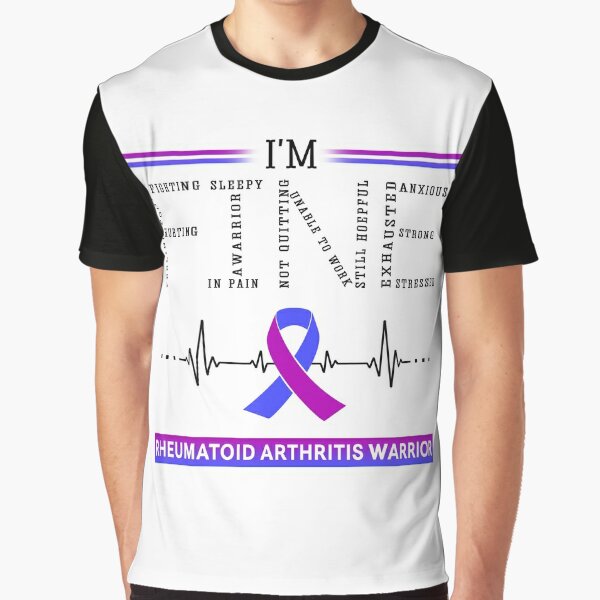 I'm Fine Rheumatoid Arthritis Warrior Support Rheumatoid Arthritis  Awareness Gifts Greeting Card for Sale by rechardtee