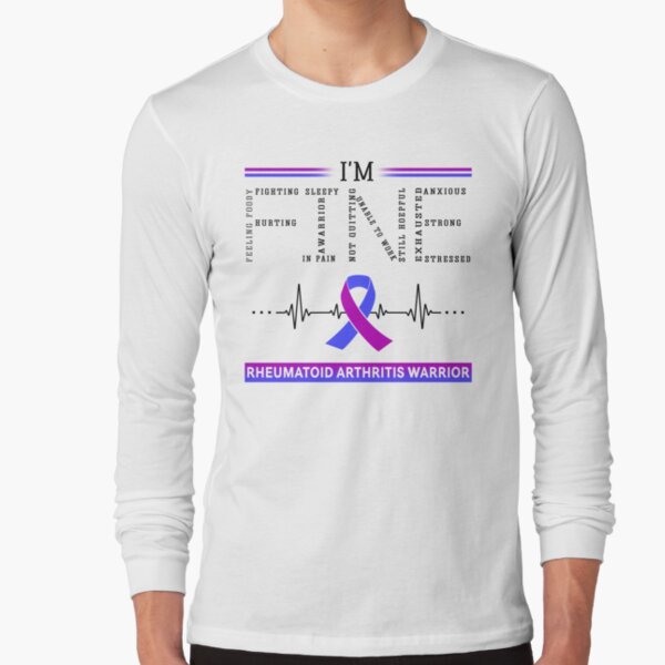 I'm Fine Rheumatoid Arthritis Warrior Support Rheumatoid Arthritis  Awareness Gifts Greeting Card for Sale by rechardtee