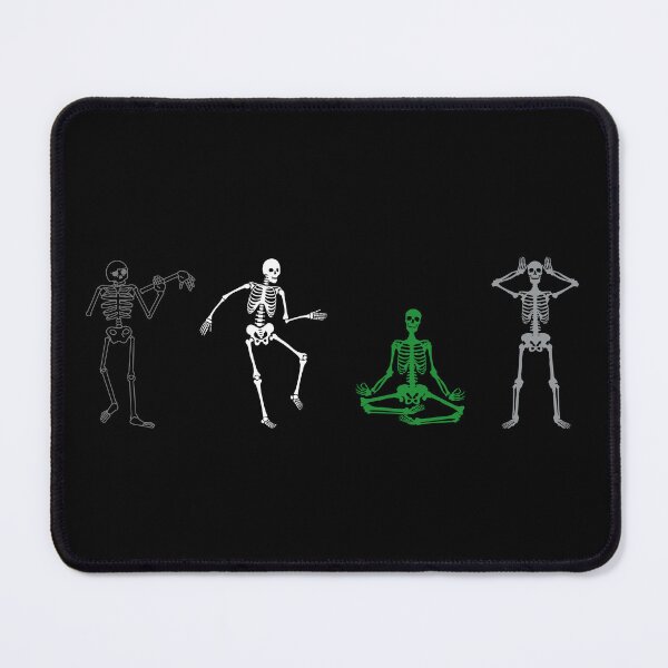 Item preview, Halloween Demi Romantic Flag Skeletons. Demiromantic Pride designed and sold by Subtle Pride Shop.