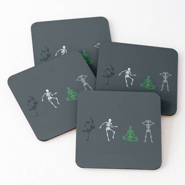 Item preview, Halloween Demi Romantic Flag Skeletons. Demiromantic Pride designed and sold by Subtle Pride Shop.