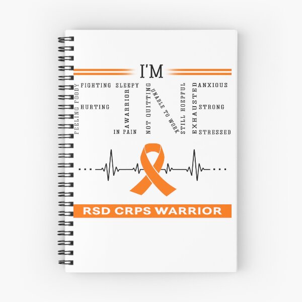 Item preview, I'm Fine RSD CRPS Warrior Support RSD CRPS Awareness Gifts designed and sold by rechardtee.