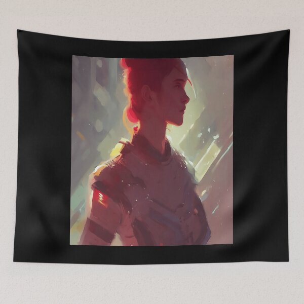 Item preview, Dungeons and Dragons - Female Fighter designed and sold by Splatter-arts.