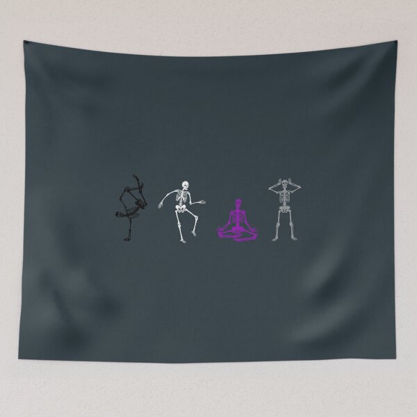 Item preview, Halloween Demi Sexual Flag Skeletons. Demisexual Pride designed and sold by Subtle Pride Shop.