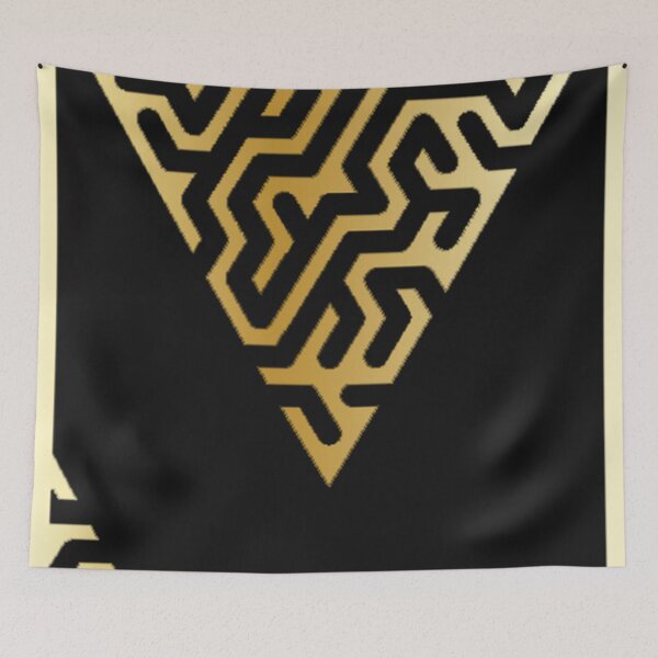Item preview, Abstract Gold Mazes designed and sold by buzztop.