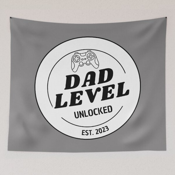 Item preview, Dad Level Unlocked 2023 designed and sold by TrendyTribe.