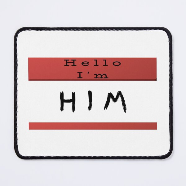 Item preview, Hello I'm him designed and sold by sillyboy70.