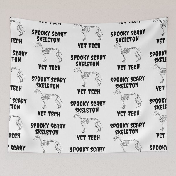 Item preview, Spooky Scary Skeleton Vet Tech  designed and sold by aryan10.