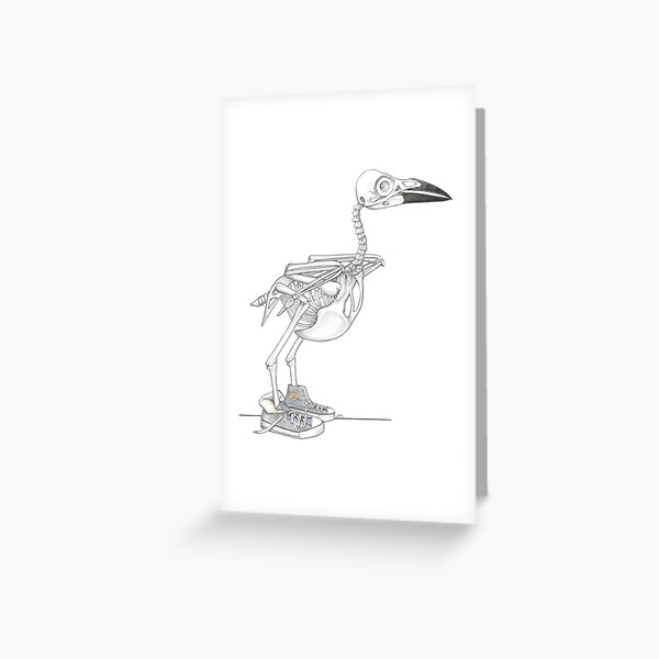 Item preview, Crow Skeleton in High Tops designed and sold by JimsBirds.
