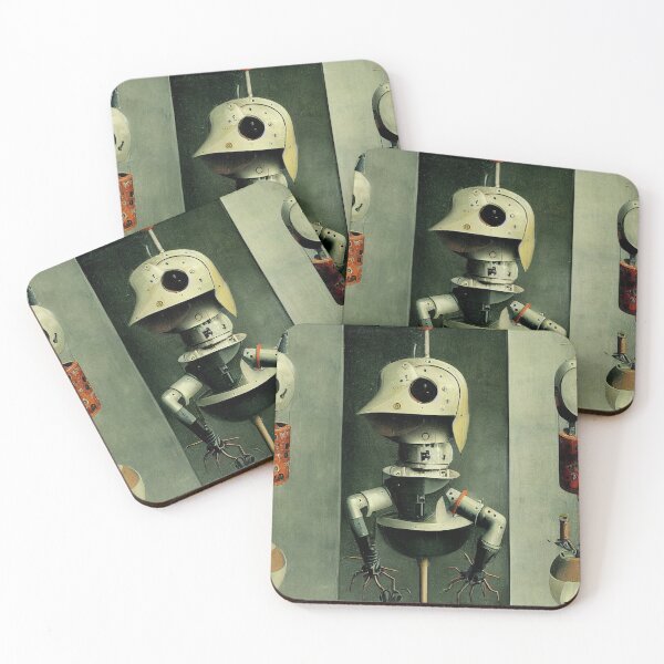 Item preview, Vintage robot design designed and sold by Art-Love-Design.