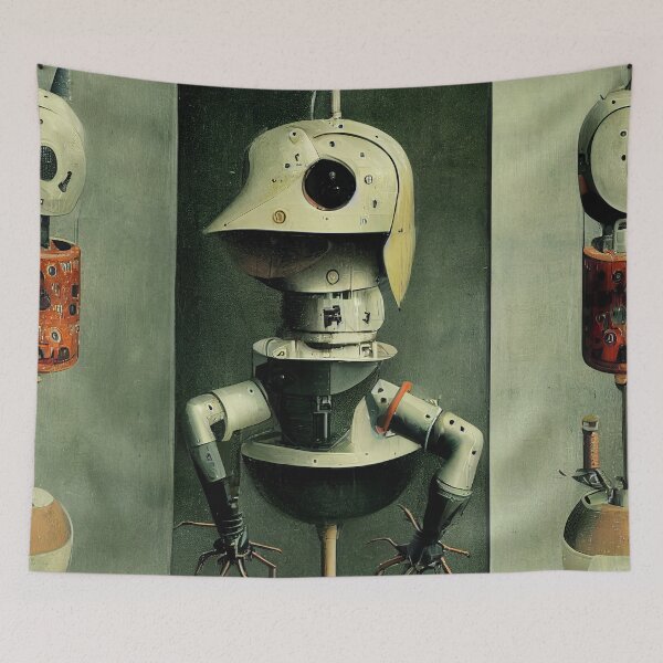 Item preview, Vintage robot design designed and sold by Art-Love-Design.