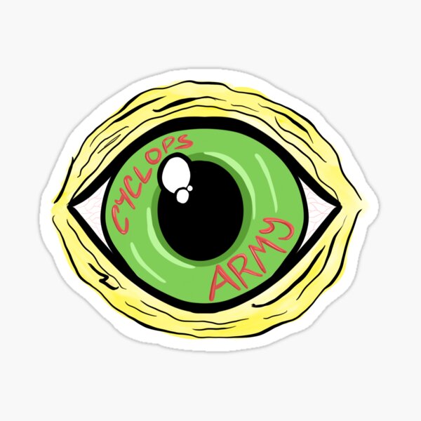 Item preview, Cyclops Army Eye designed and sold by SkyeHigh444.
