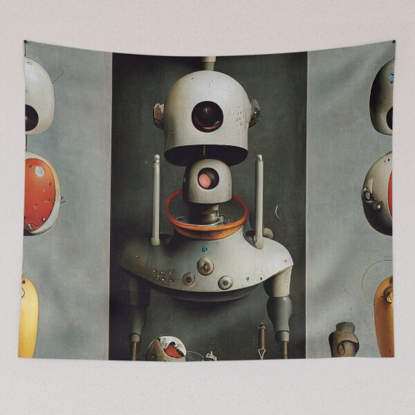 Item preview,  Vintage robot design designed and sold by Art-Love-Design.