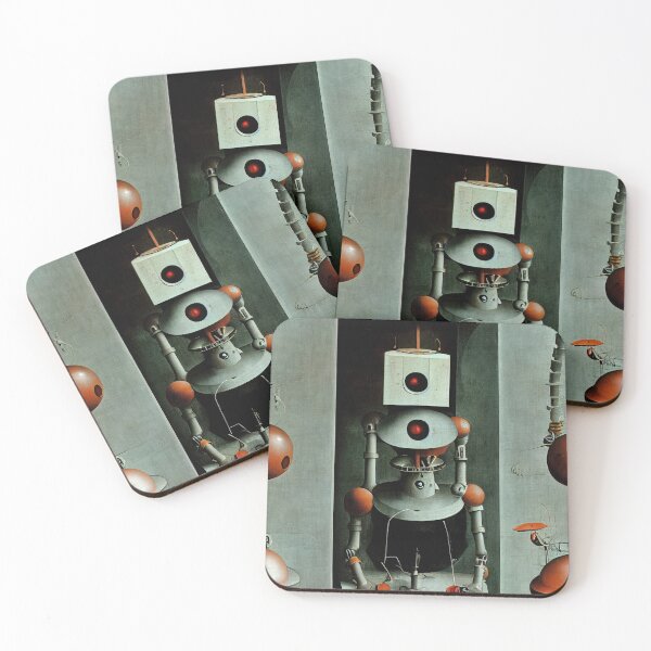 Item preview, Vintage robot design designed and sold by Art-Love-Design.