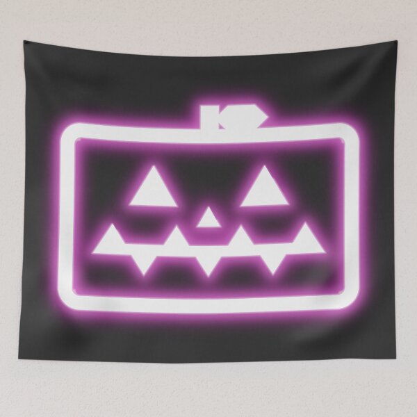 Item preview, Evil Pumpkin Neon Black light Reactive Style, Triangle pumpkin head designed and sold by Amilaz.
