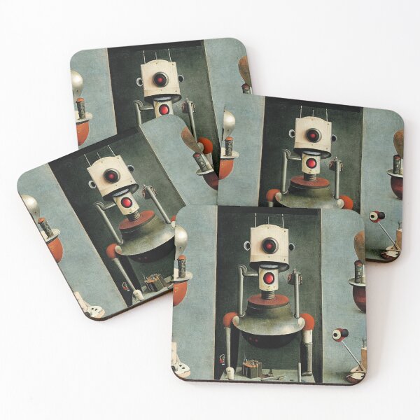 Item preview, Vintage robot design designed and sold by Art-Love-Design.