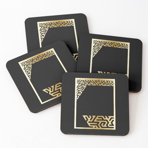 Item preview, Abstract Gold Mazes designed and sold by buzztop.