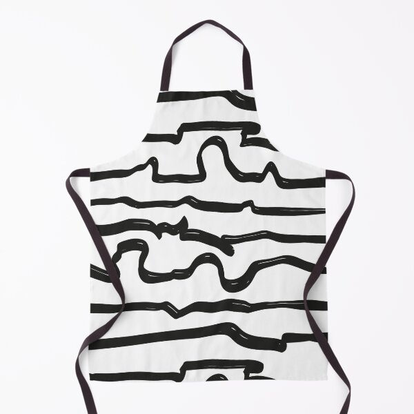 Item preview, Black and white art stripe pattern. Original hand-drawn horizontal line pattern. Minimalist black and white trendy pattern. designed and sold by ChrisiMM.