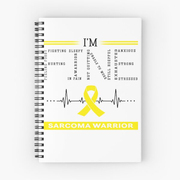 Item preview, I'm Fine Sarcoma Warrior Support Sarcoma Awareness Gifts designed and sold by rechardtee.
