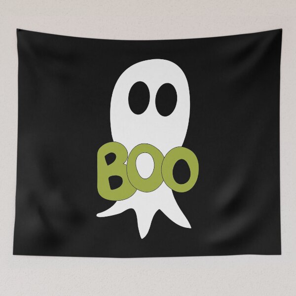 Item preview, Cute ghost cartoon with BOO text  designed and sold by AngelDawnDesign.