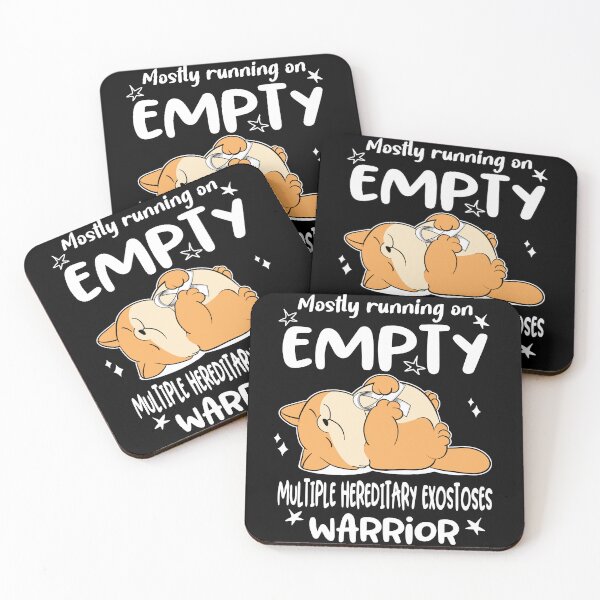 Item preview, Mostly running on Empty Multiple Hereditary Exostoses Warrior designed and sold by ElizabethS809.