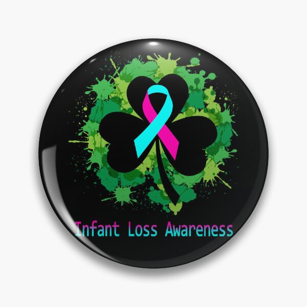 Artikelvorschau, Infant Loss Awareness Clover Ribbon Happy Patricks Day Support Infant Loss Warrior Geschenke entworfen und verkauft von Tammyilaria.