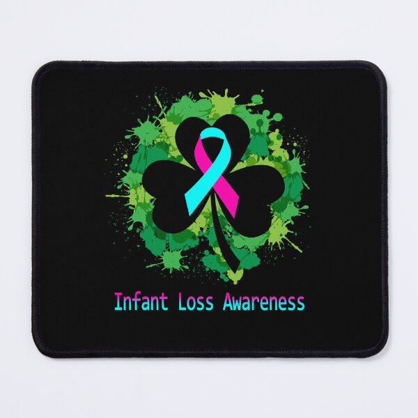 Item preview, Infant Loss Awareness Clover Ribbon Happy Patricks Day Support Infant Loss Warrior Gifts designed and sold by Tammyilaria.