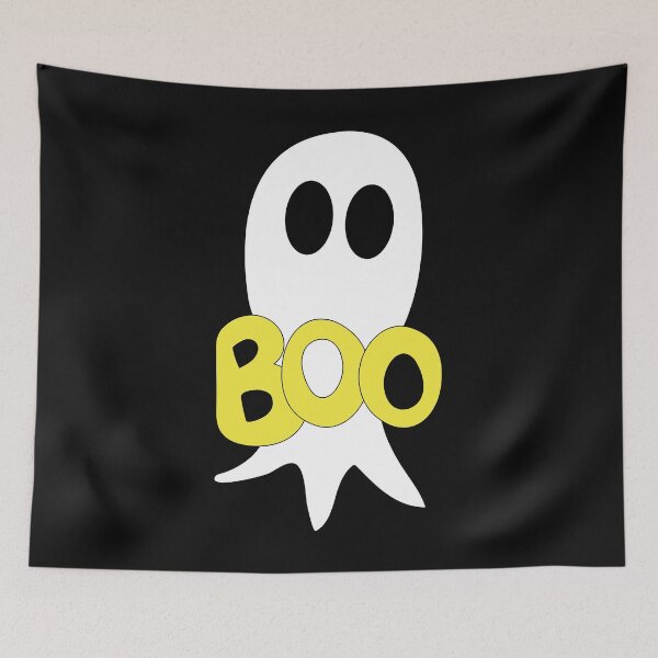 Item preview, Cute ghost cartoon with BOO text  designed and sold by AngelDawnDesign.