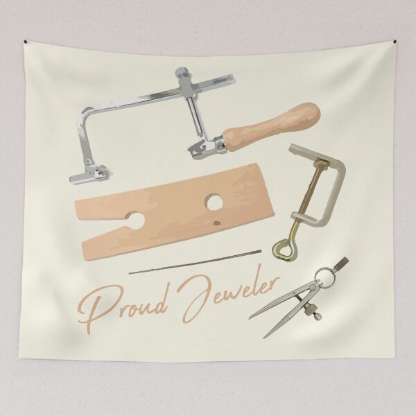 Item preview, Proud jeweler tools kit metalsmith jewelry maker gift designed and sold by MetalicBabe.
