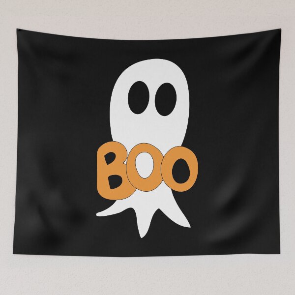 Item preview, Cute ghost cartoon with BOO text  designed and sold by AngelDawnDesign.