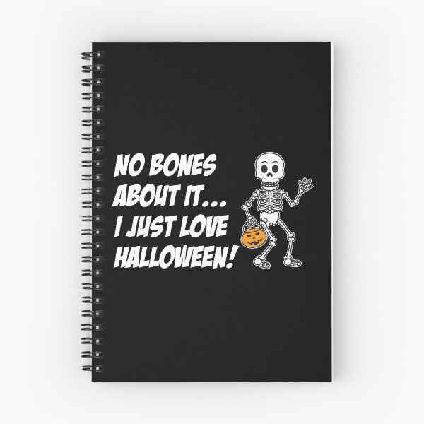 Item preview, No Bones About It Skeleton Halloween Pun designed and sold by jaycartoonist.