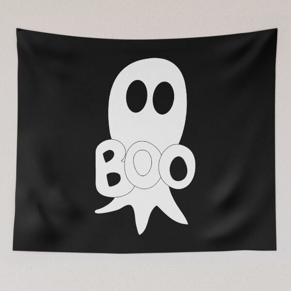 Item preview, Cute ghost cartoon with BOO text  designed and sold by AngelDawnDesign.