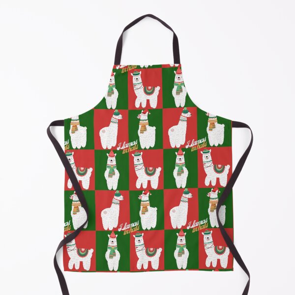 Item preview, Festive Llamas in Knitted Hats designed and sold by MimsTees.