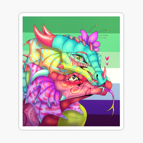 "Pinapple and Jambu Wings of Fire" Sticker for Sale by Tigerli1y